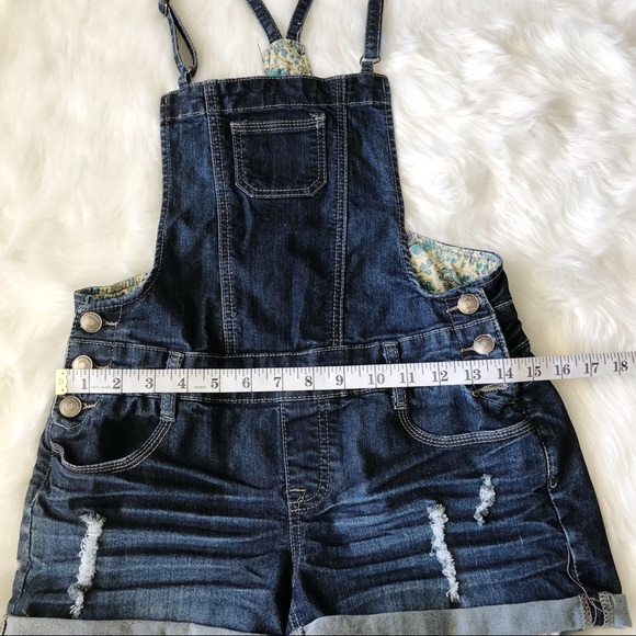 💋Papaya Denim Overall Shorts - Size 3/5💋 - Picture 6 of 7